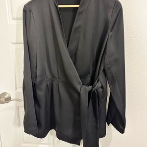 Black loose blouse